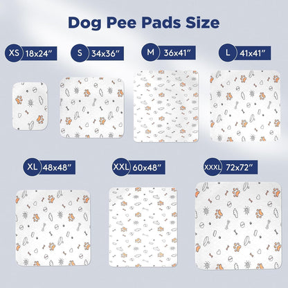 Washable Pee Pads for Dogs, 2 Pack Small 18"X24" Super Absorbent Reusable Puppy Pads Pet Training Pads, 100% Waterproof Non-Slip Puppy Pee Pads Whelping Dog Playpen Crate Potty Pads Puppy Essentials