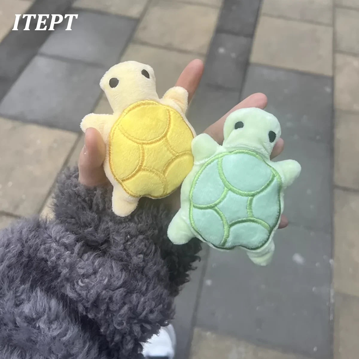 Popular New Mini Cute Turtle Plush Dog Toys Squeaking Toys Healthy Soft and Safe for Puppy Teeth