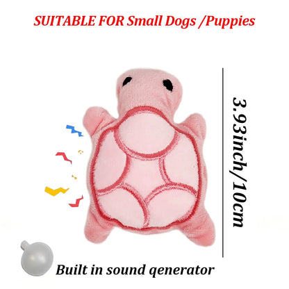 Popular New Mini Cute Turtle Plush Dog Toys Squeaking Toys Healthy Soft and Safe for Puppy Teeth